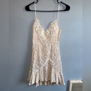 NWT White/cream Lace Mini Dress